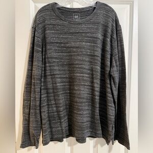 GAP Charcoal Heather Long Sleeve Tee
